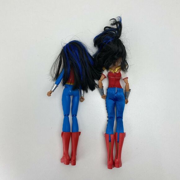 2 Mattel DC Comics Super Hero Girls Wonder Woman 12" Action Figure Doll 2015-16 - Picture 2 of 4